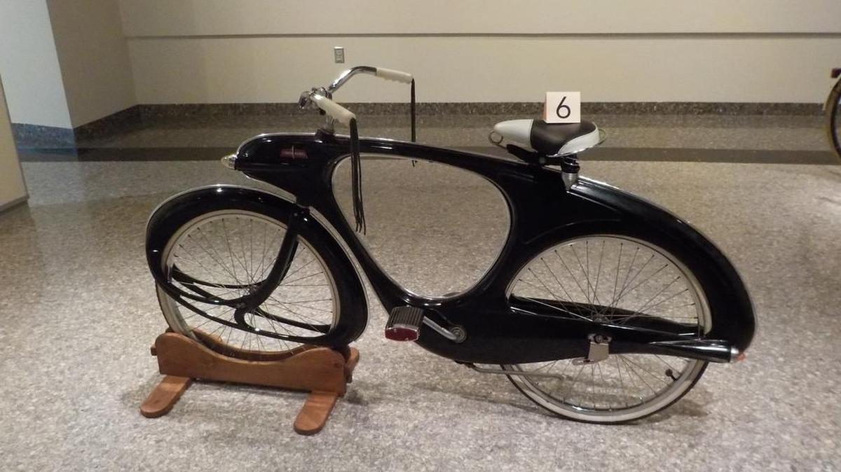 “The Art & History of Bicycles” exhibit at the HUB-Robeson Galleries features diverse array of bikes from collector Bob Swaim.