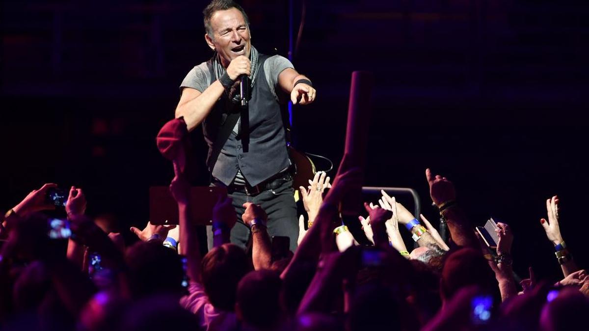 Bruce Springsteen performs at the Bryce Jordan Center in 2016. Springsteen and the E Street Band will return to the BJC in 2023.