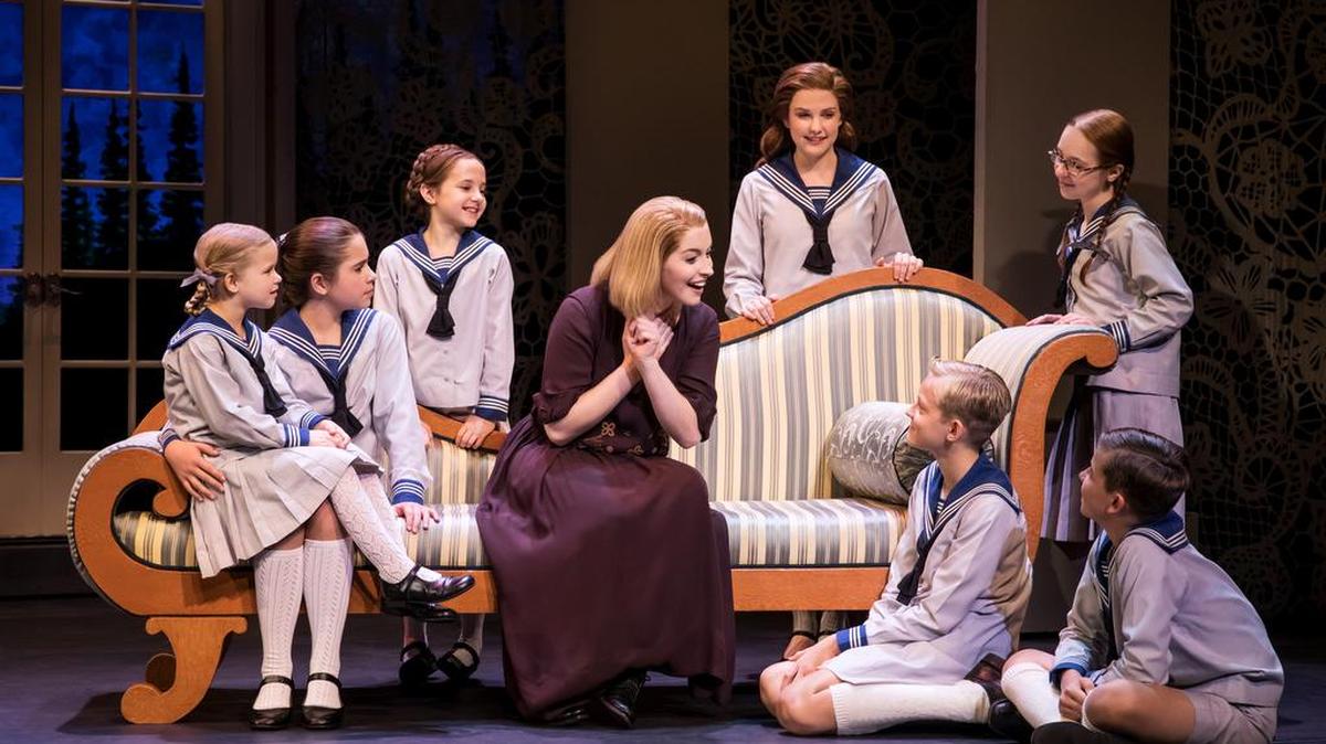 Jill-Christine Wiley as Maria Rainer and the von Trapp children will take the stage at Eisenhower Auditorium on Tuesday and Wednesday in “The Sound of Music.”
