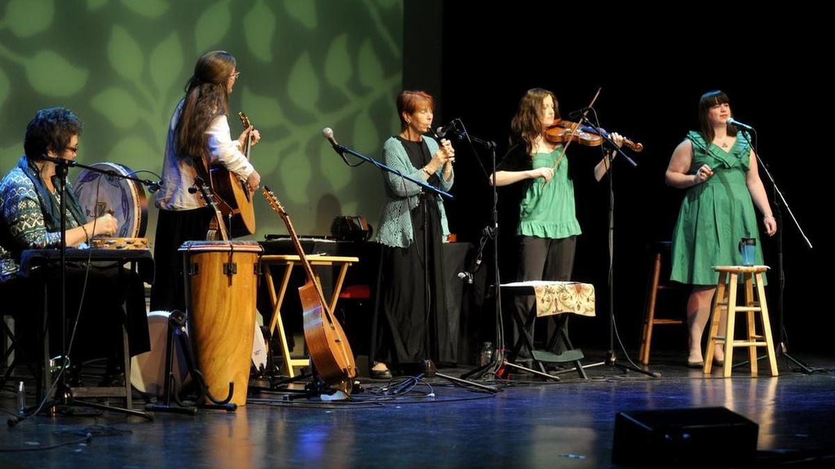 Callanish, a traditional Irish band from Centre County, performs at The State Theatre during St. Patrick’s Day in 2013.