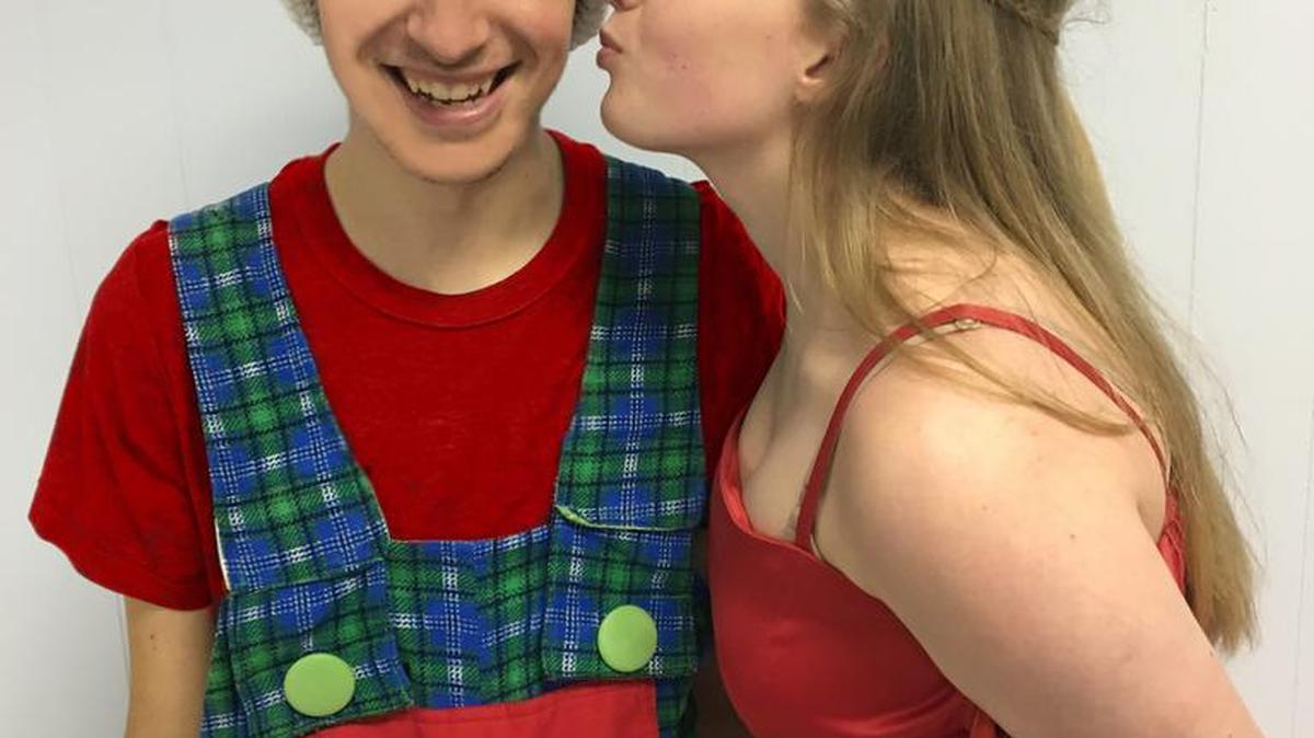 Izyah Gerlach, left, will perform in Millbrook Playhouse Youth Ensemble’s “Elf the Musical Jr.” with Aimee Hunsinger.