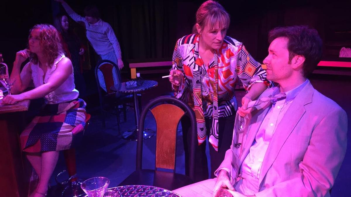 Michael Hadary, who plays Bobby, and Laura Saxe, who plays Joanne, will perform in “Company” at Nittany Theatre at the Barn, which opens Tuesday and runs through May 28.