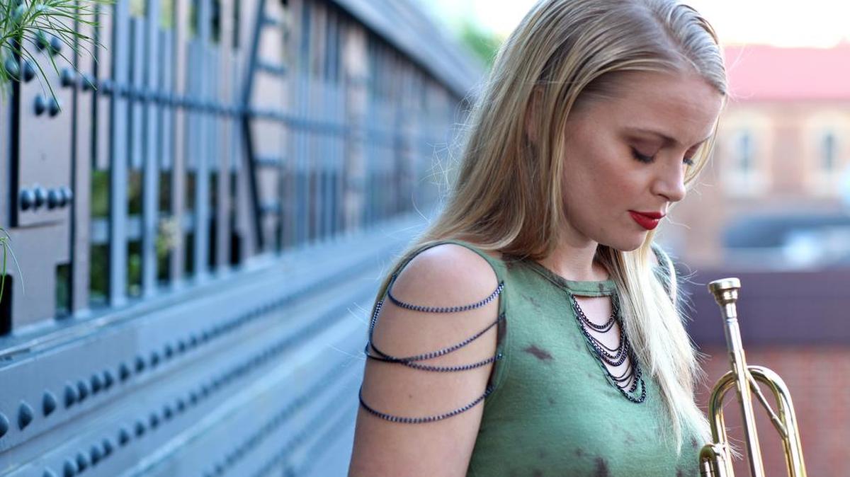 Bria Skonberg will perform at Schwab Auditorium on Nov. 30.
