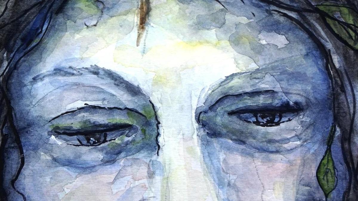 “Come Closer” is one of the works on display in a new exhibit of Michele Rivera’s work at the Bellefonte Art Museum.