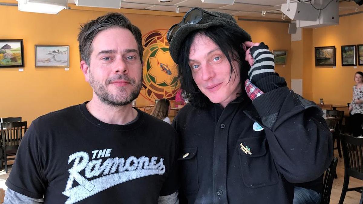 Brothers Serge Bielanko, left, and Dave Bielanko, of the band Marah, live in Millheim and plan to record the band’s next album there.