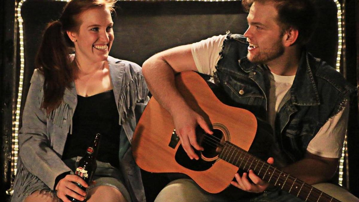 Rachel Marie Snyder, left, and Christopher Lee Viljoen will perform in “Rock of Ages.”