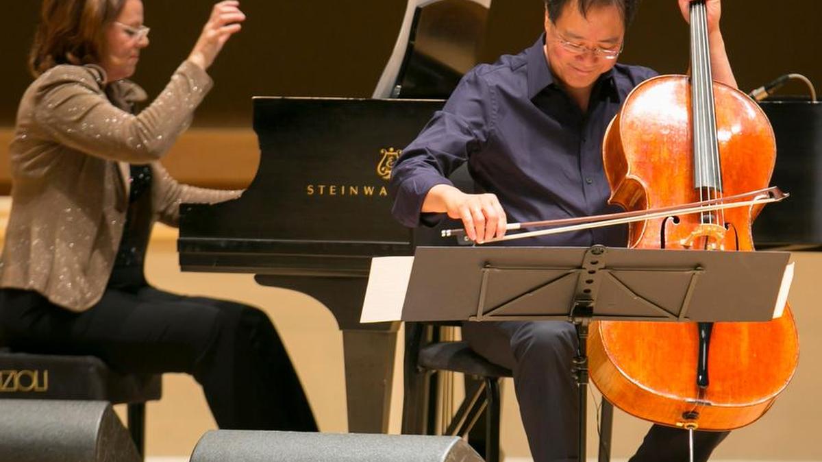 Grammy winner Yo-Yo Ma will perform on Friday at Eisenhower Auditorium.