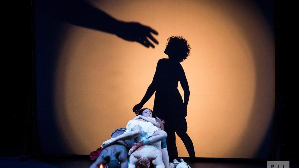 Pilobolus’ “Shadowland” features multiple screens, strategic lighting and a play on perspectives to create a unique, silhouetted stage event.