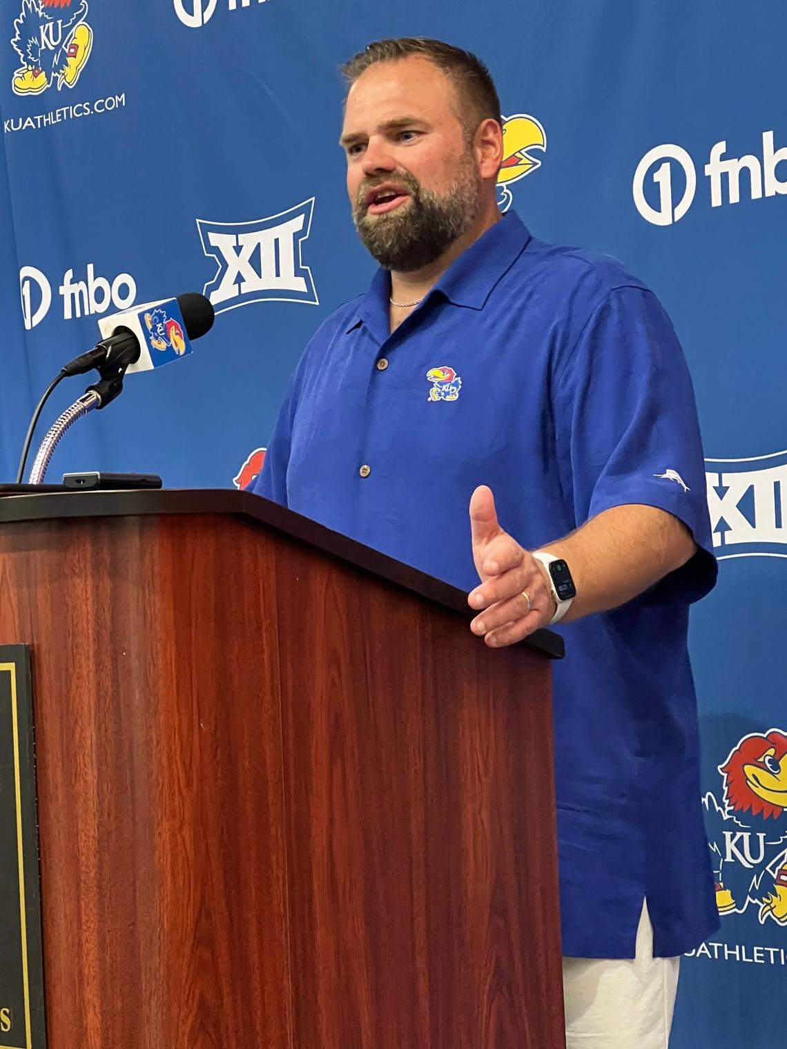 Kansas Jayhawks offensive coordinator Andy Kotelnicki was named Penn State's new offensive coordinator.