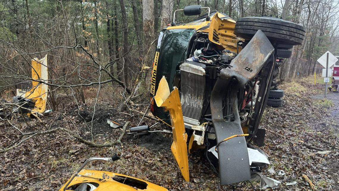 State police investigating school bus crash along Centre County highway