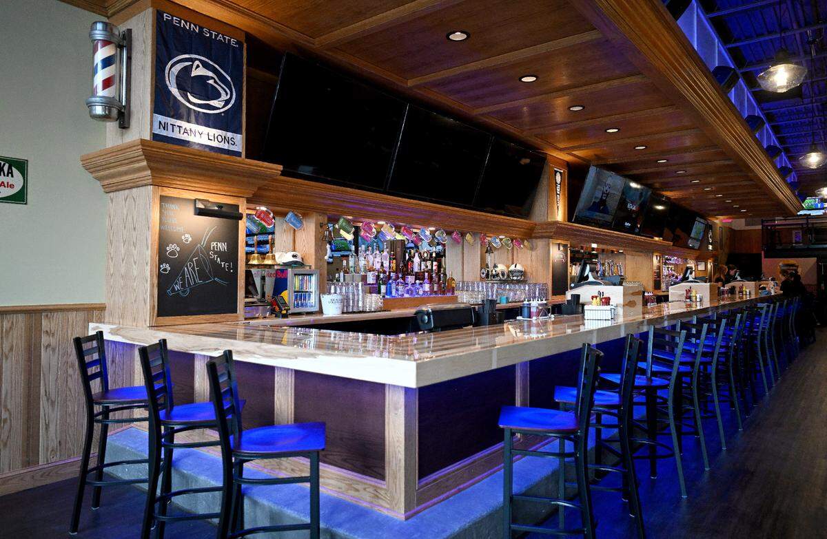 The bar at Brothers Bar & Grill on Allen Street in downtown State College on Thursday, Feb. 15, 2024.
