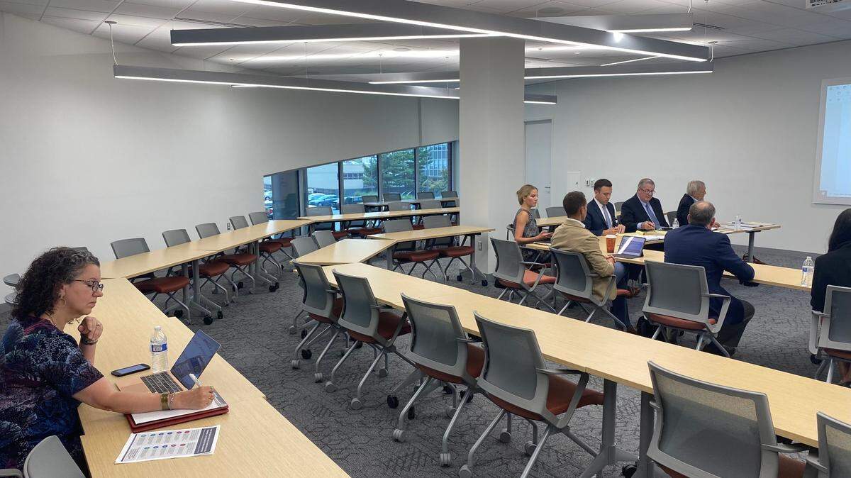 Gail Groves Scott, a public health policy advocate, attended a board meeting of the Pennsylvania Opioid Misuse and Addiction Abatement Trust in September 2023. She wants the board to allow the public to comment at meetings.
