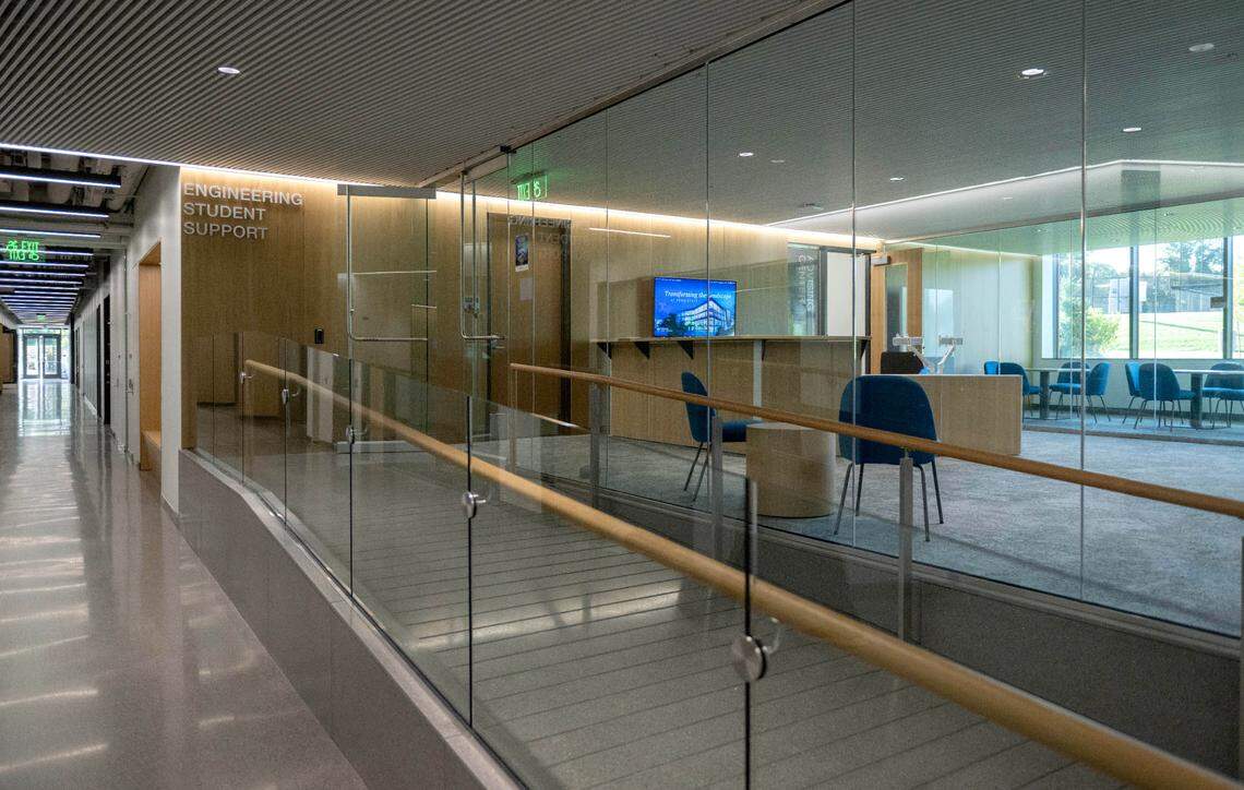 The engineering student support office in the Penn State’s new Engineering Collaborative Research and Education Building on Friday, Sept. 6, 2024.