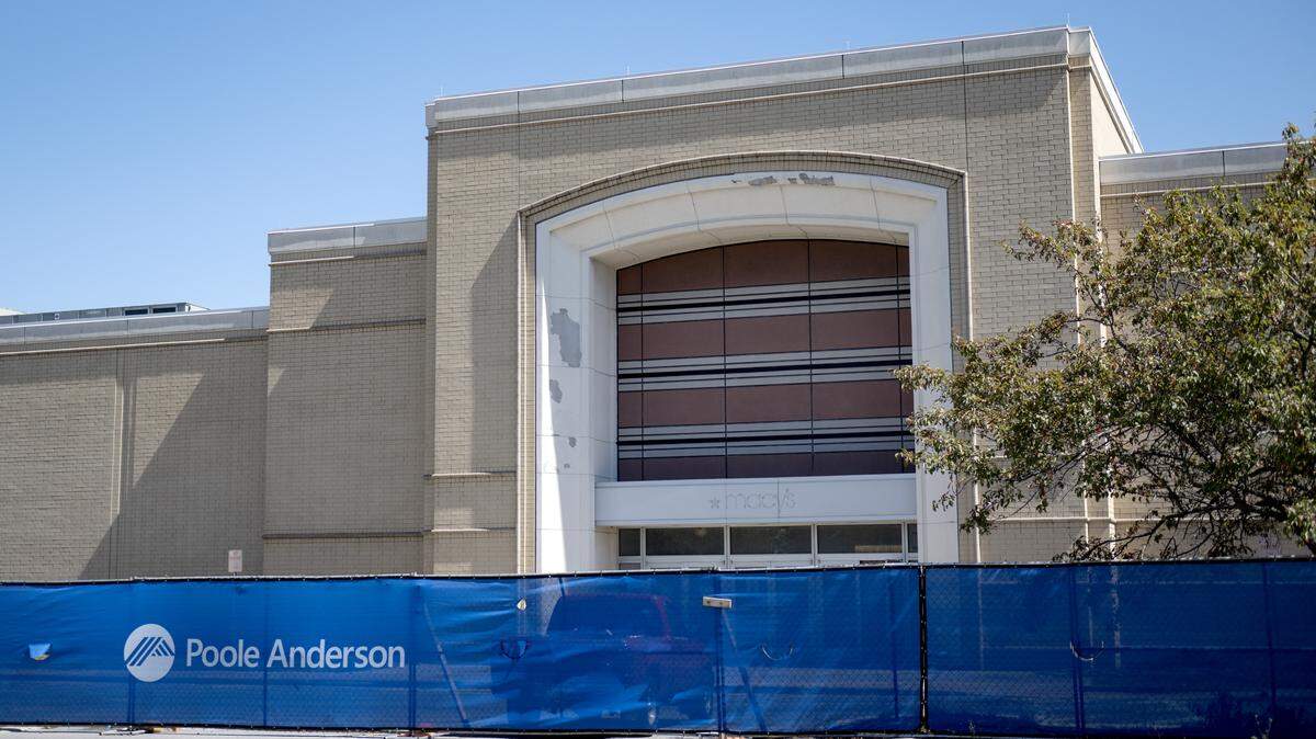 Construction is ongoing at the Nittany Mall for the Happy Valley Casino on Thursday, Aug. 28, 2025.