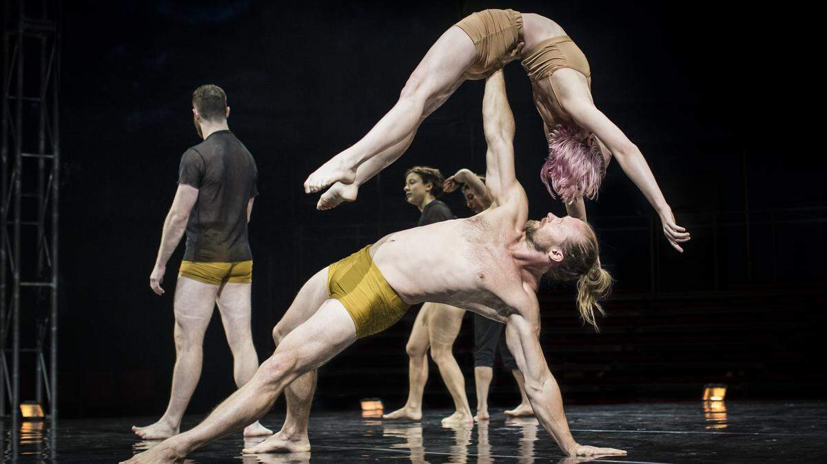 Contemporary circus company Circa will return to the Center for the Performing Arts at Penn State stage Tuesday with “Humans.”