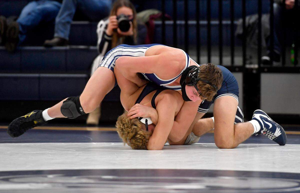 Penns Valley’s Malachi DuVall earned his first two pins of the season this week with one coming in 31 seconds on Saturday.