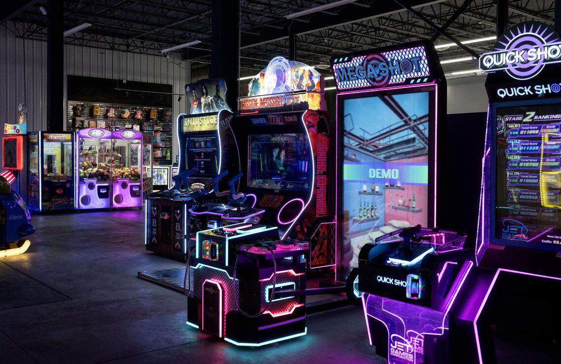 A variety of games at the Clubhouse Family Fun Centre at Nittany Valley Sports Centre on Thursday, March 5, 2026. 