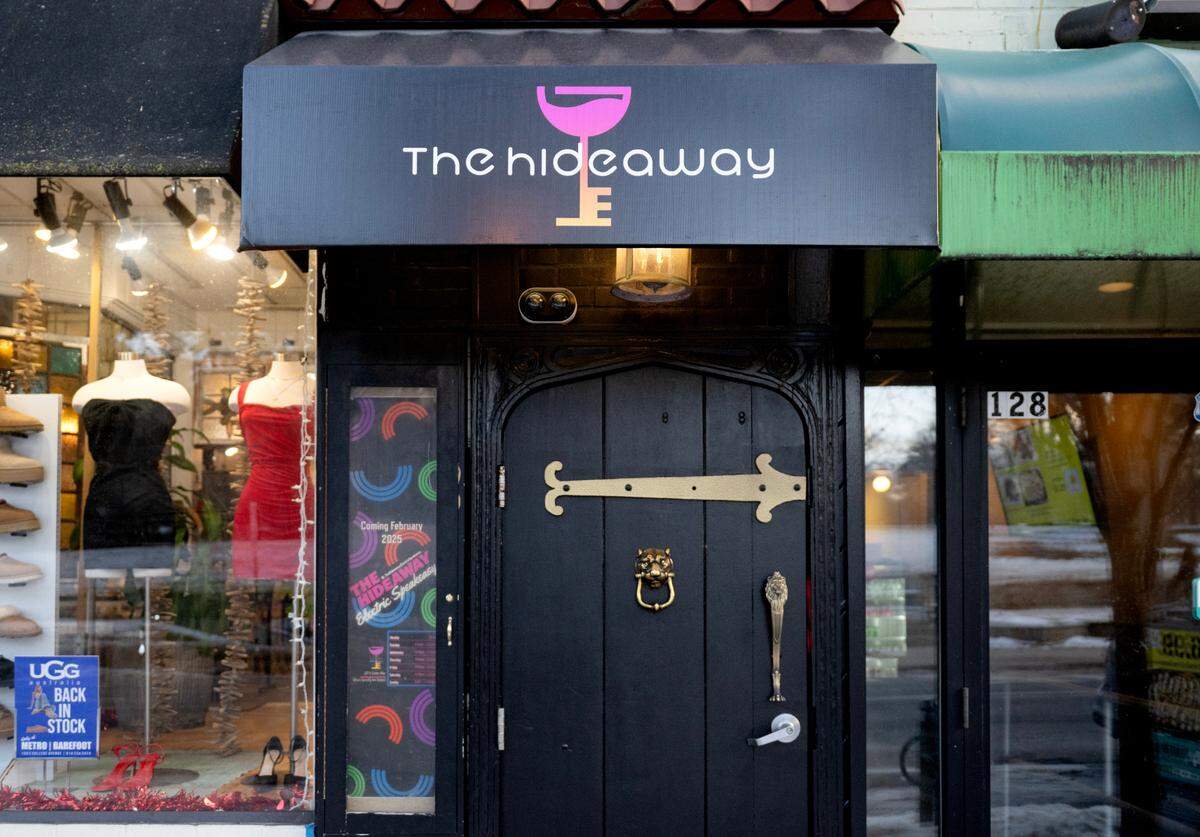 The College Avenue entrance to The Hideaway, which is now closed.