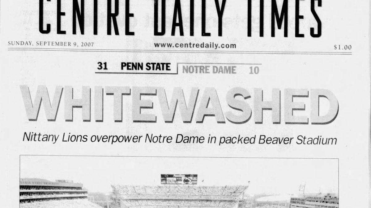 From the archives: See Penn State vs Notre Dame face off in college football over the years