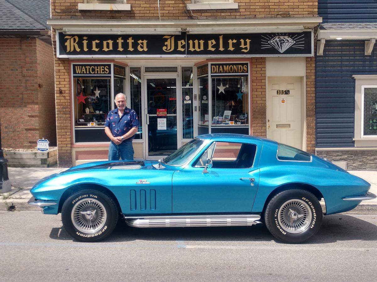 Philipsburg business owner Jim Ricotta brought his 1969 Corvette to the cruise-in that was part of the Philipsburg Festival on Saturday, July 10, 2021.