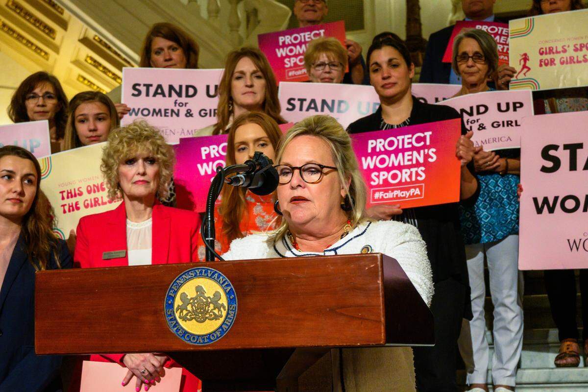 “Over the past half-century, we have fought to protect athletic opportunities for female students,” state Sen. Judy Ward, R-Blair, one of the main sponsors of the legislation, said at a rally in early June. “And now these opportunities are in jeopardy.”