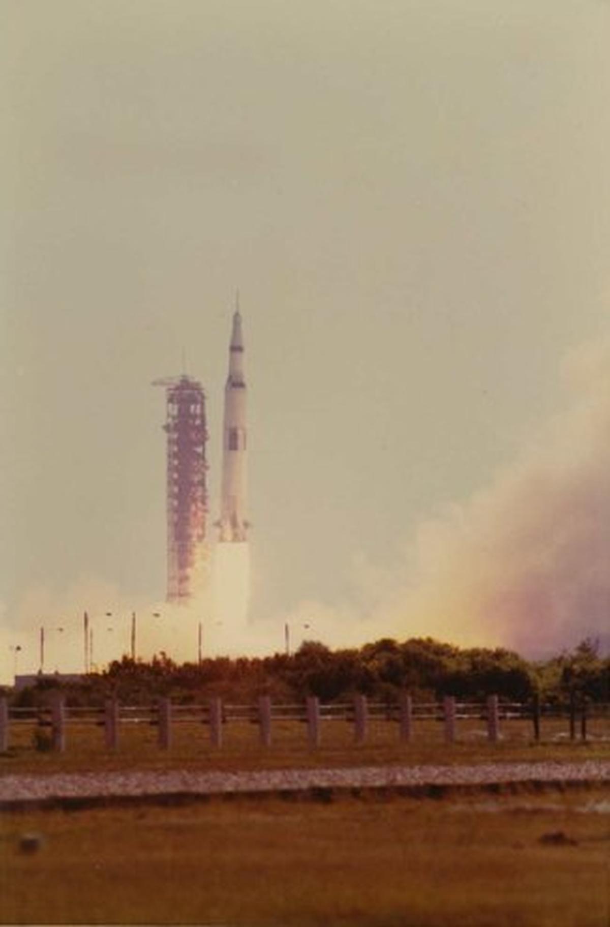 Photos by Denny Gioia, taken during the launch of the Saturn at Cape Canaveral.