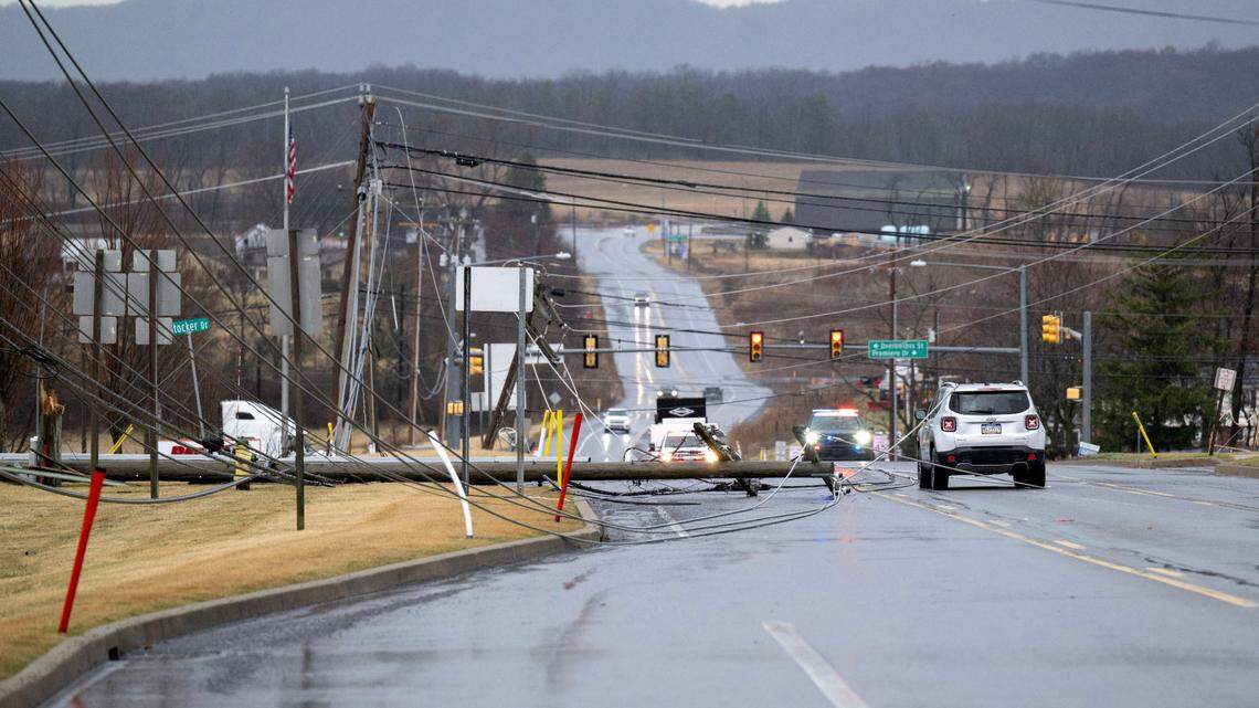 A powerful storm moved through Centre County on Sunday. See photos of the aftermath
