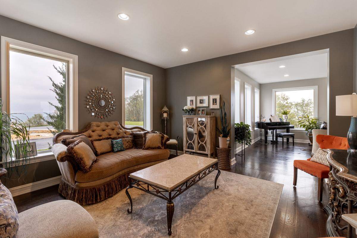 A view inside a living room inside the home at 625 Purdue Mountain Road in Bellefonte. Photo shared with permission from home’s listing agent, Paul Confer of Kissinger, Bigatel and Brower Realtors.