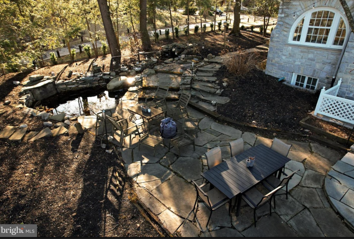 The backyard of the State College home at 234 W. Fairmount Ave., which recently hit the market for $2.85 million.
