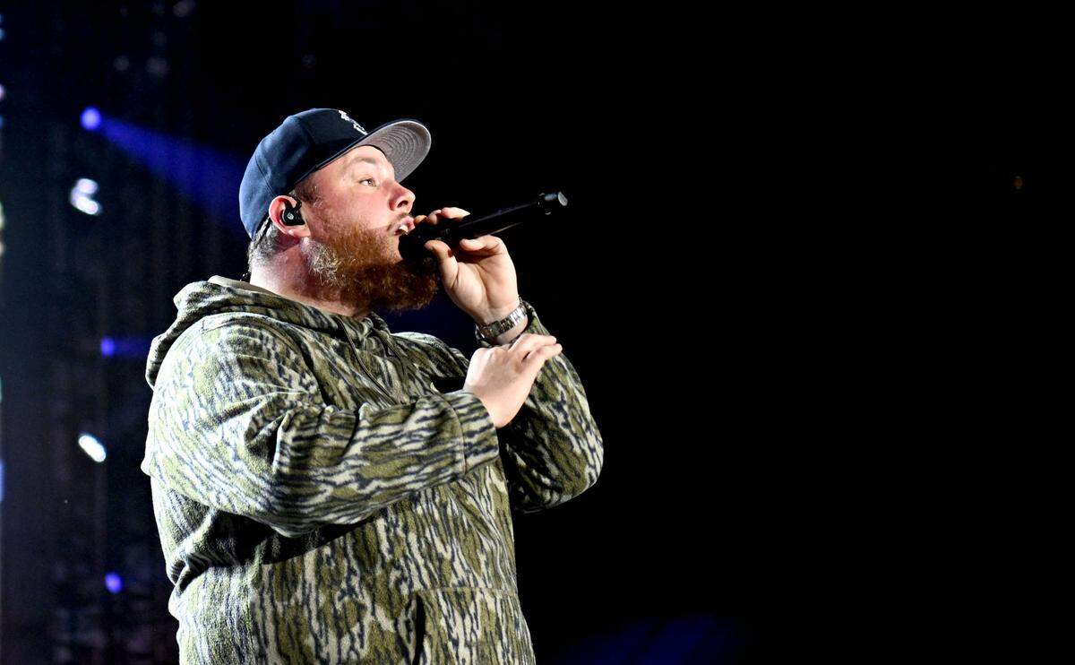 Luke Combs performs at Beaver Stadium on his Growin’ Up and Gettin’ Old tour on Saturday, April 27, 2024.