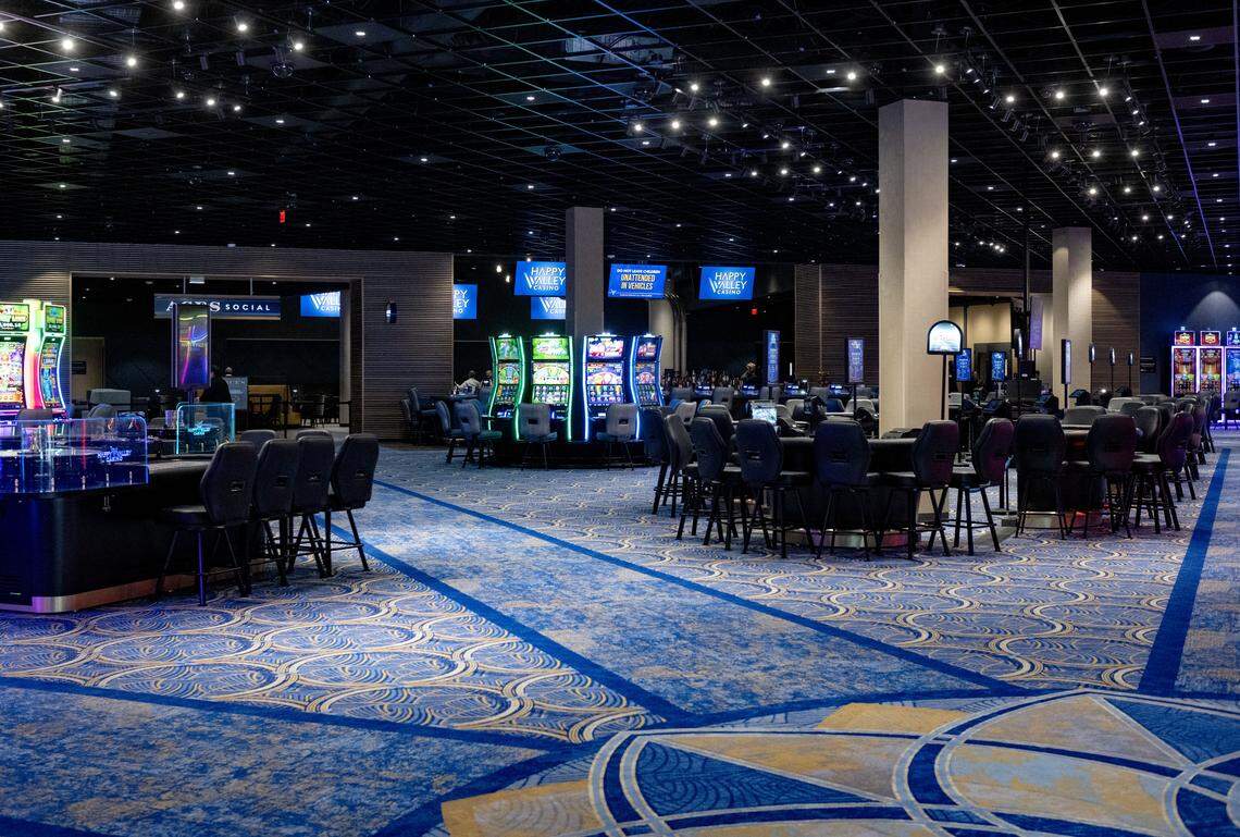 Happy Valley Casino on Thursday, April 23, 2026 during a media event before test days. 