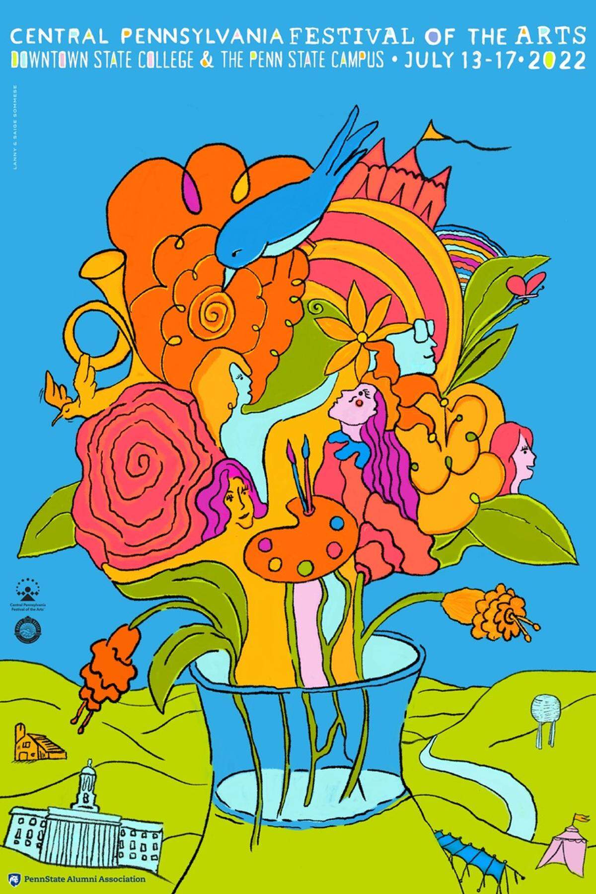 The 2022 Central Pennsylvania Festival of the Arts poster has been released.