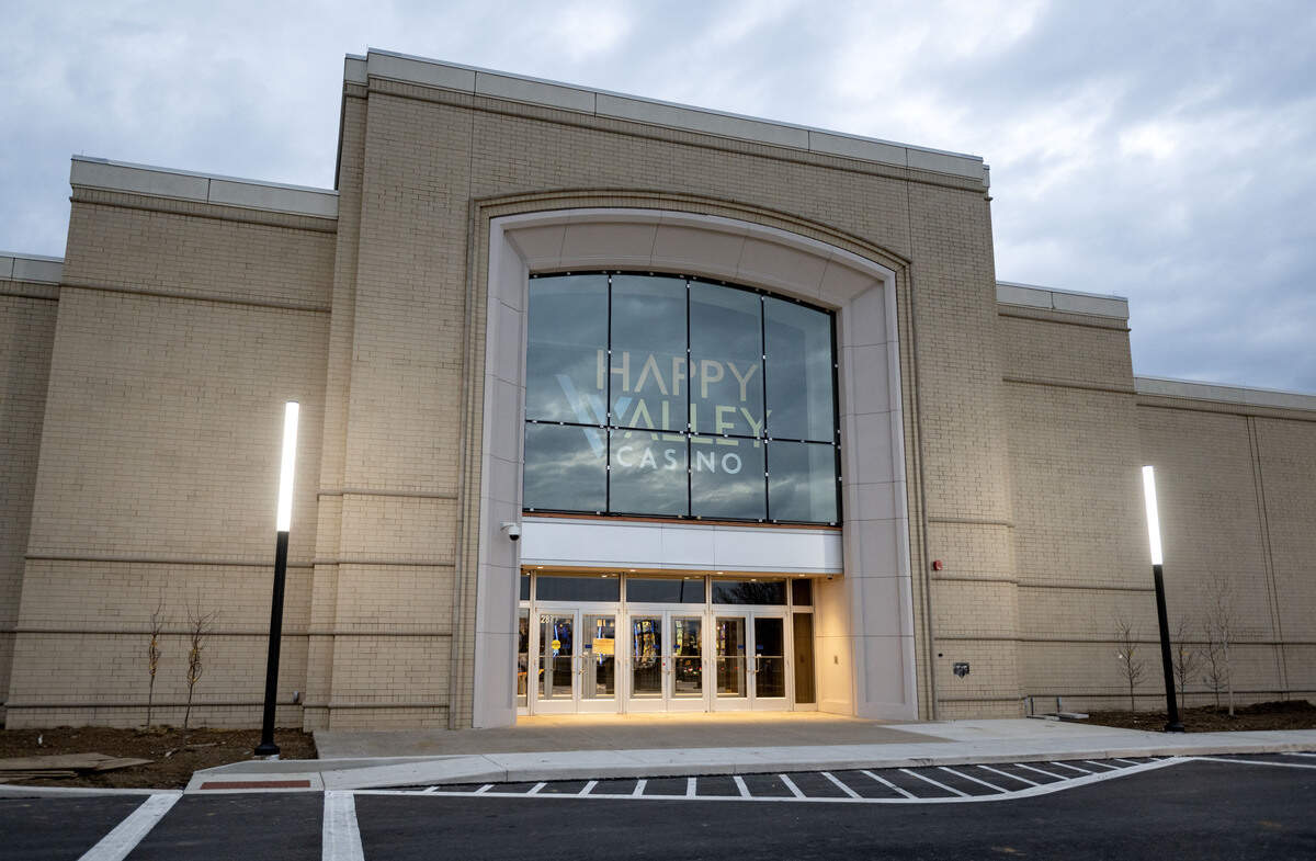 One of the entrances for Happy Valley Casino at the Nittany Mall  is seen March 19, 2026.