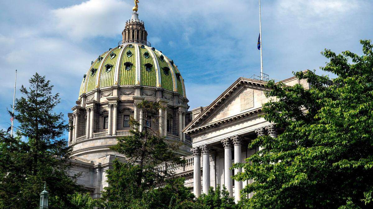 The Pennsylvania State Capitol in Harrisburg on May 25, 2022.