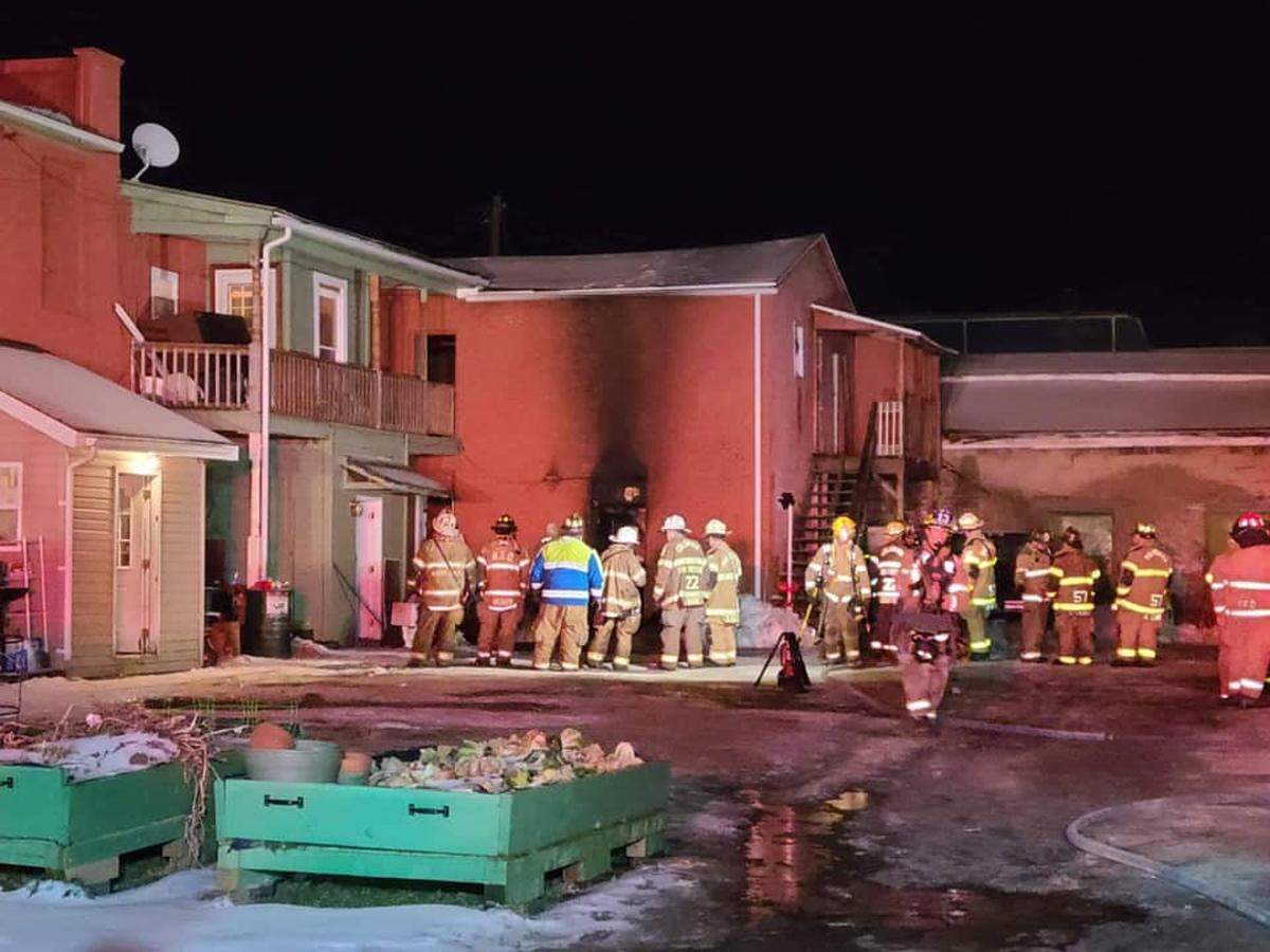 Firefighters responded about 10:10 p.m. Monday to a fire at 221 N. Front St. in Philipsburg.