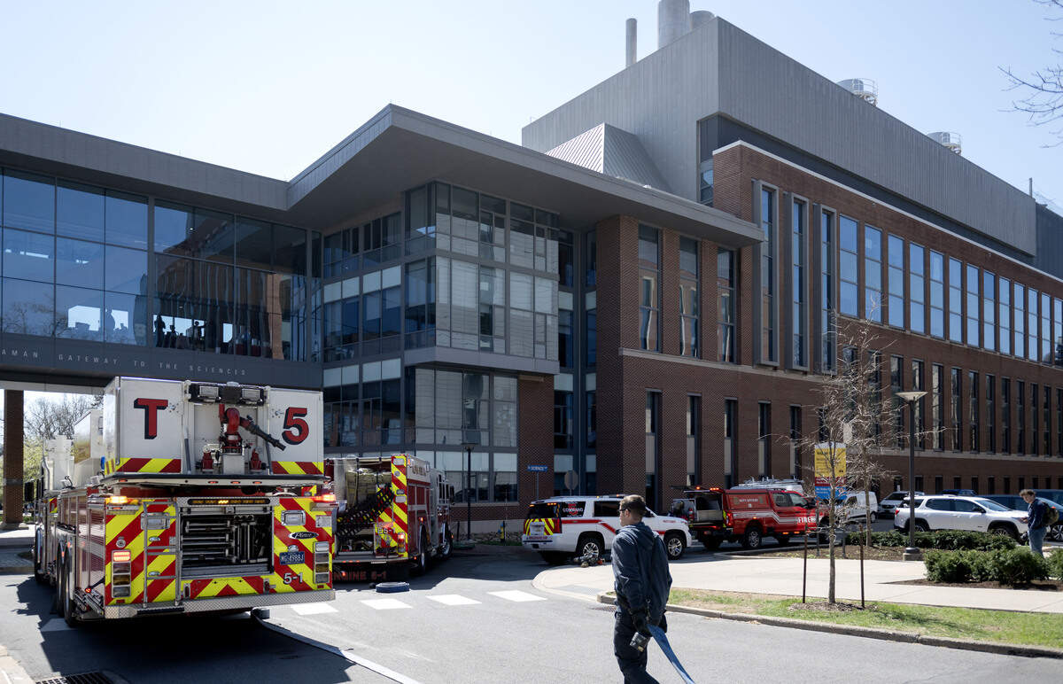 Penn State’s Chemistry Building, or Benkovic Building was evacuated the morning of Wednesday, April 8, 2026, after a fire reportedly started in Room 219.