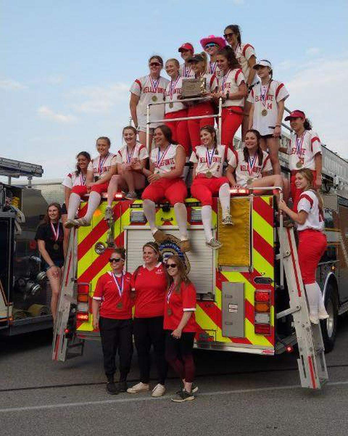 The Bellefonte softball team won the District 6 Championship on Wednesday, May 24, 2023.