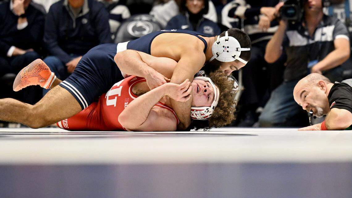 Shayne Van Ness’ rally highlights Penn State wrestling’s win over Maryland