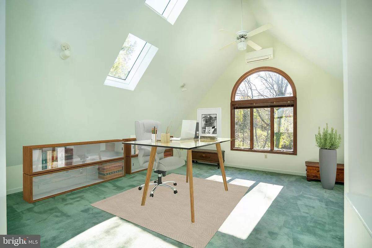 A view inside a loft at 311 Cedar Run Road in Boalsburg. Photo shared with permission from the home’s listing agent, Kristin O’Brien of Keller Williams Advantage Realty. Some furniture or decorations in the listing’s interior photos may be digitally altered or staged.