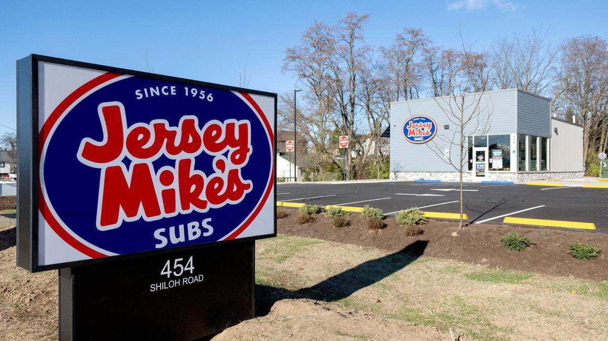Jersey Mike’s Subs at 454 Shiloh Road is preparing to open.