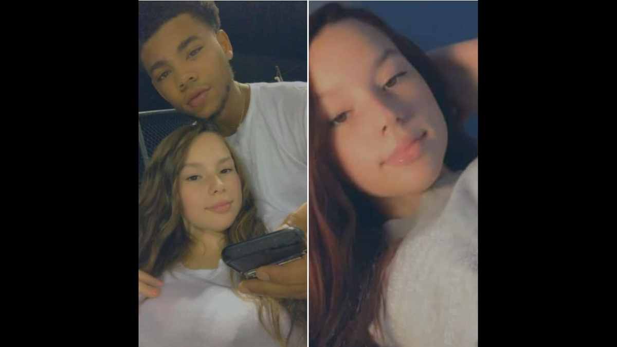 Haylee Hobbs, 16, (right) was taken by her ex-boyfriend, 18-year-old Carlos Jones (top left), according to police in Pennsylvania.