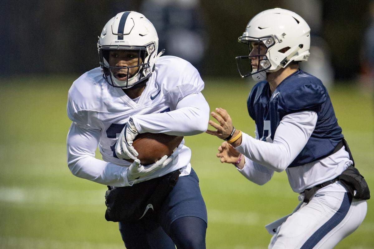 Penn State running back Miles Sanders and quarterback Trace McSorley are the most productive running back-quarterback combo in the country on the ground with 1,956 yards between them. Kentucky’s Benny Snell and Terry Wilson are second with 1,823 rushing yards combined.