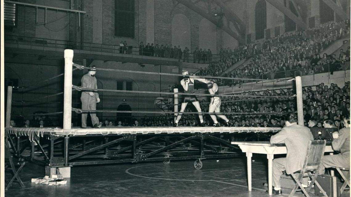 Despite his boxing talent, Hamas eventually became an opponent of the sport. “I didn’t like (boxing) and never intended to take it up, but was drafted when Penn State ran short of heavyweights.”