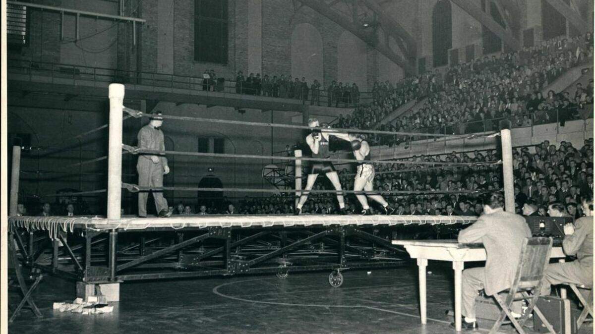 Despite his boxing talent, Hamas eventually became an opponent of the sport. “I didn’t like (boxing) and never intended to take it up, but was drafted when Penn State ran short of heavyweights.”
