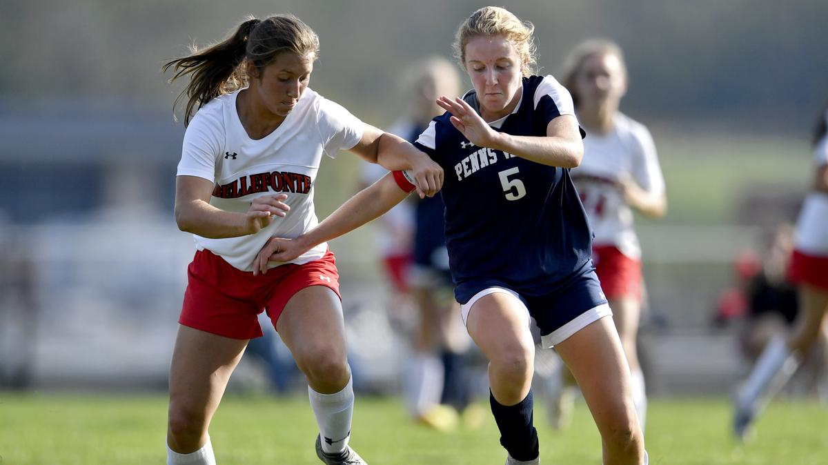 Penns Valley’s Hannah Montminy (right) scored 7 goals in games against Philipsburg-Osceola and Tyrone this week.