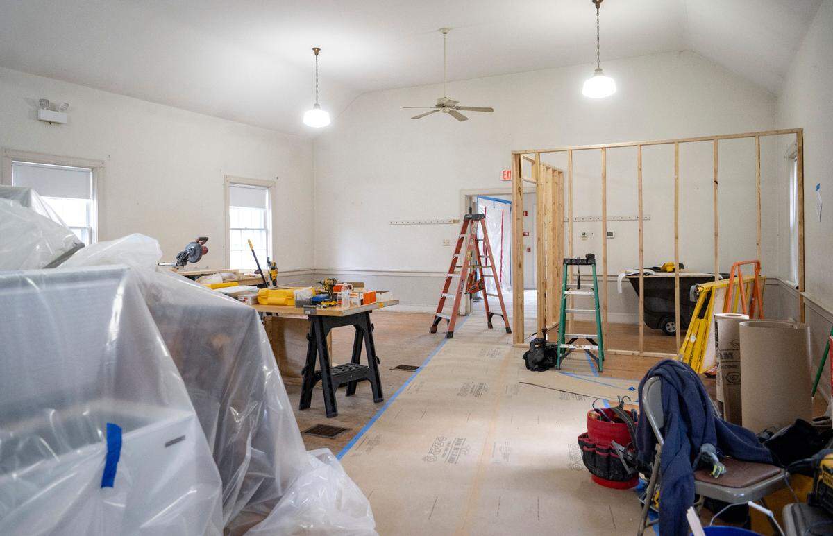 Renovations are underway at Out of the Cold: Centre County on Wednesday, March 5, 2023.