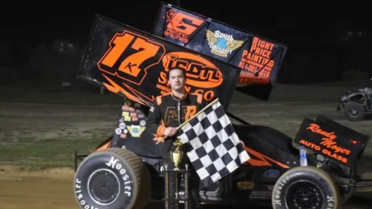 Steven Kenawell Jr. was injured in September during a race at the Clinton County Speedway. 
