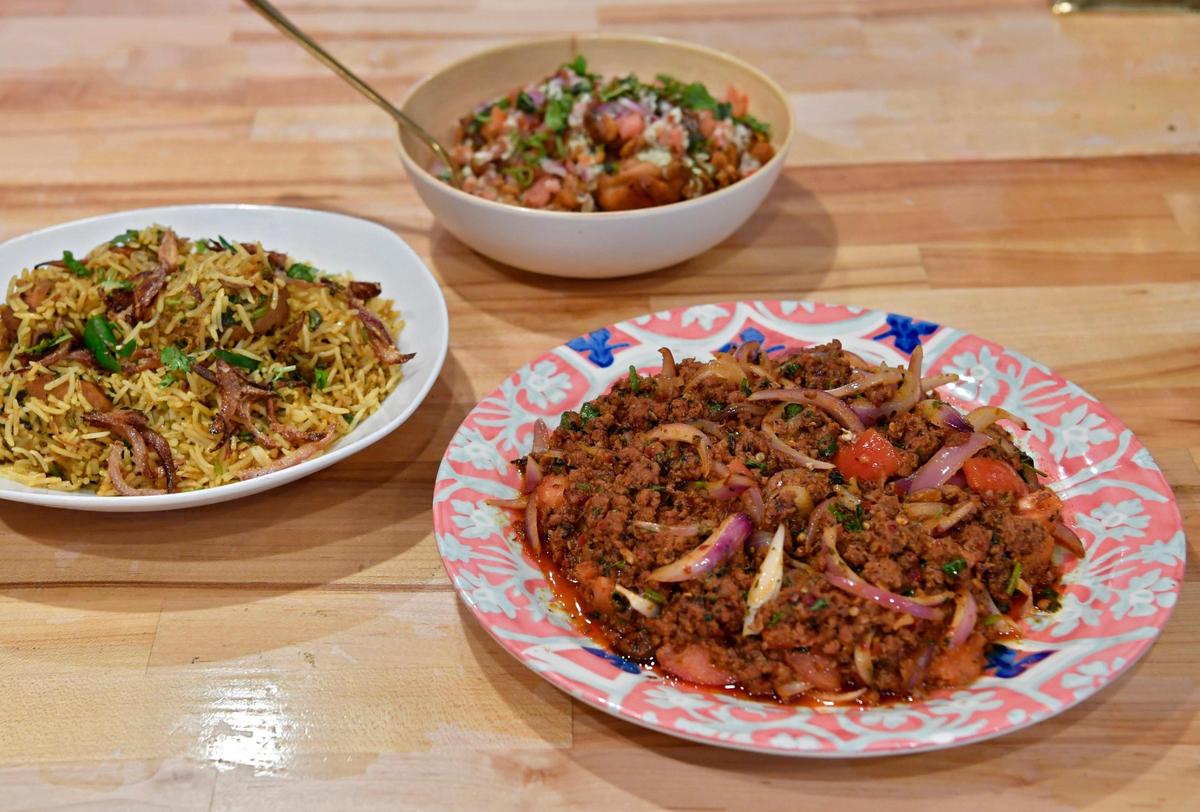 Kemma Karhim is one of the features dishes at the new Cafe Alina located in Calder Way in downtown State College.