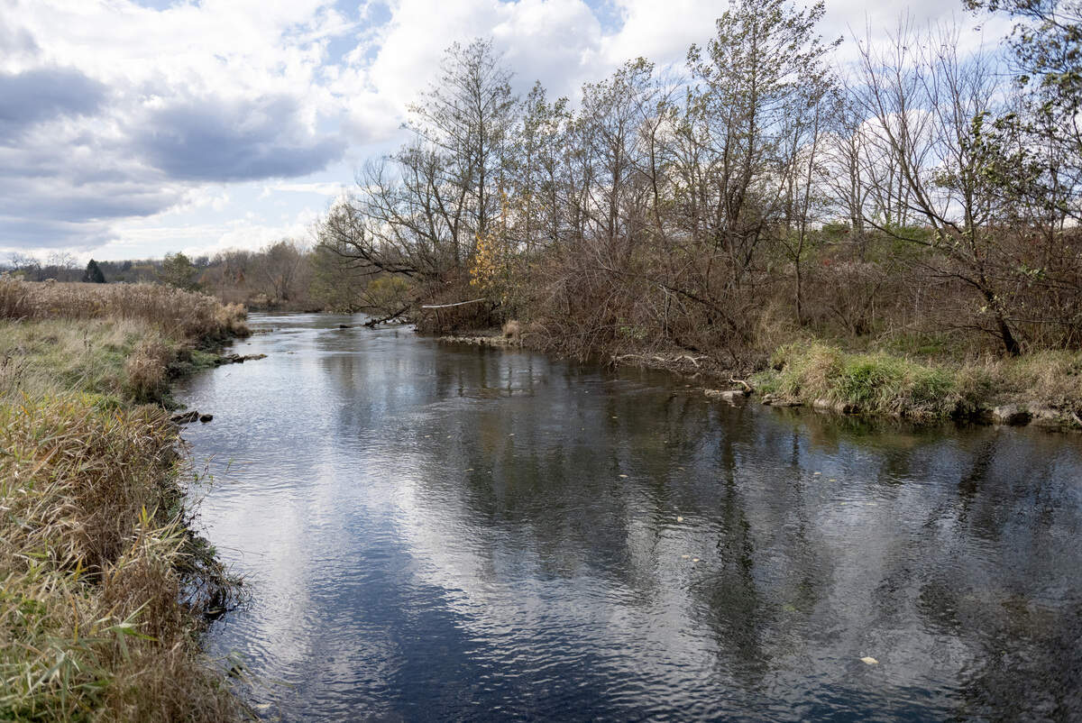 This portion of Spring Creek along Trout Road was dedicated to veterans for fly-fishing, a longtime dream of the late Gerald F. “Doc” Clair.