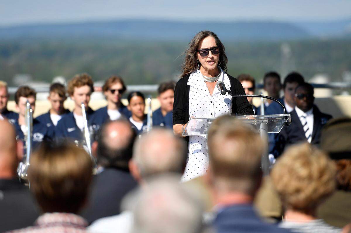 Debra Burger, sister of Maj Lewis P. Smith II, shares his story and the importance of honoring Prisoners of War and Missing In Action soldiers. A seat in Beaver Stadium has been dedicated as the POW/MIA Chair of Honor. Smith, a Bellefonte and Penn State alum, went missing in action in 1968 in the Vietnam War.
